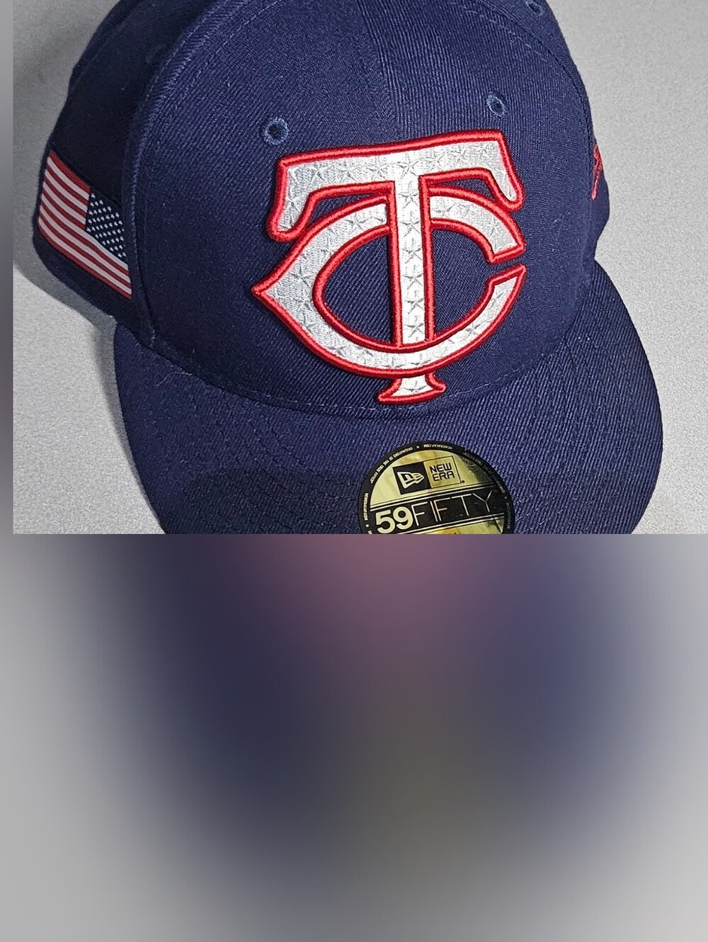 New Era 59FIFTY Minnesota Twins Navy Red Fitted Cap